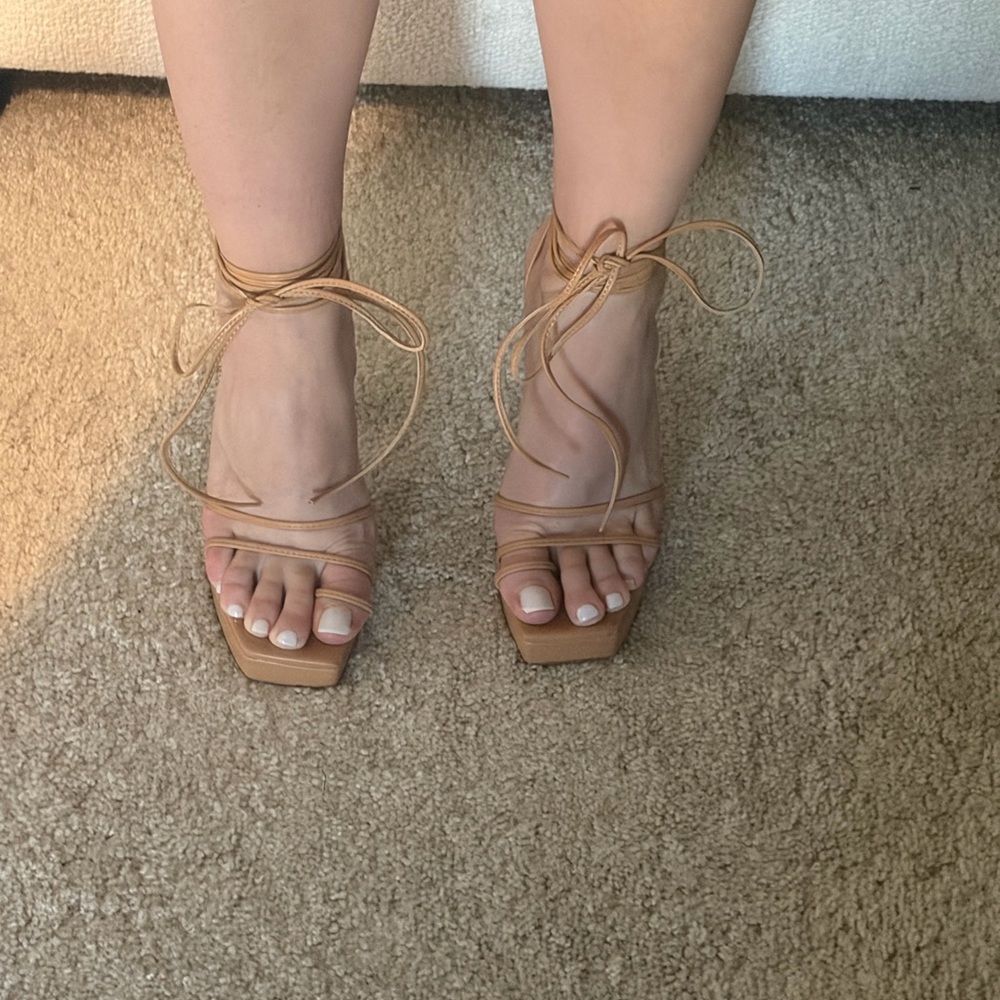 Jeffrey Campbell Platform Lace-Up Heels